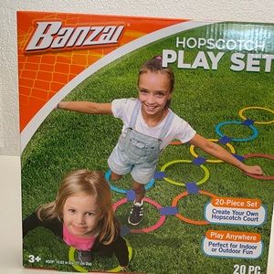 Banzai Hopscotch Ring Play Set 20 Pieces
